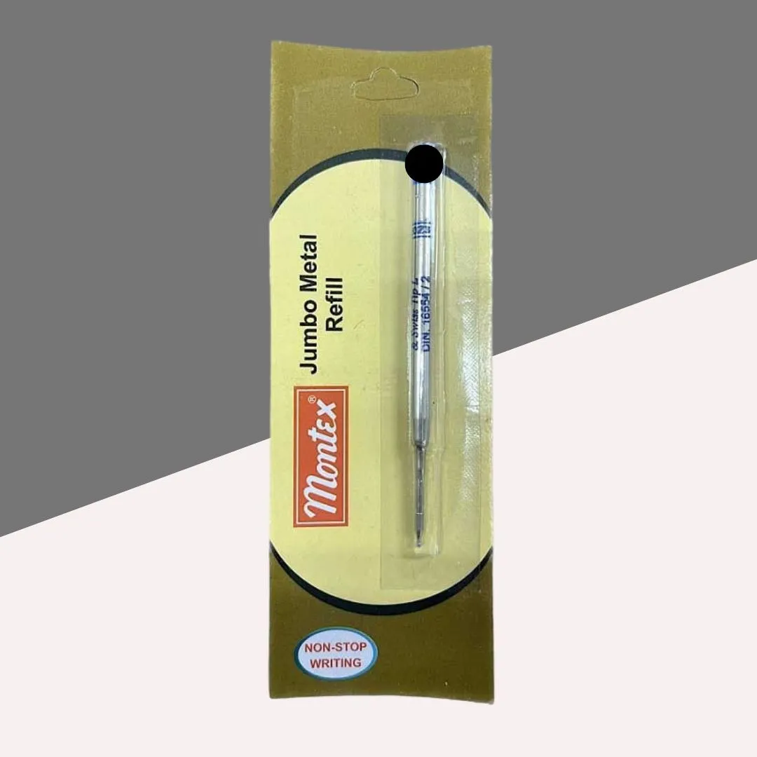 ( 10 pcs.) Montex Jumbo Metal Refill – Black