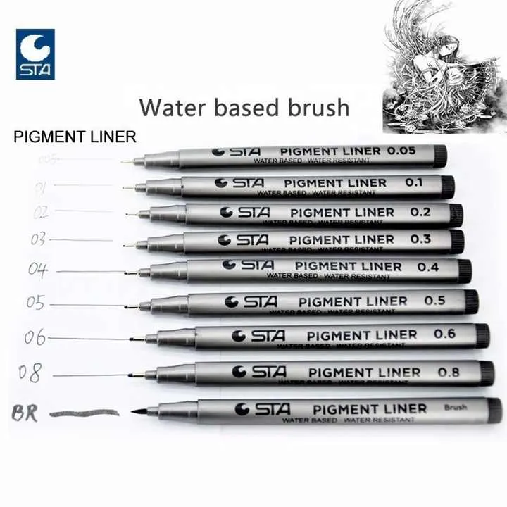 أقلام خط مضادة للاهتراء حزمة أقلام تعليم مرقّم . Wear-Resistant Calligraphy Pens Hand Letter Marker Pens