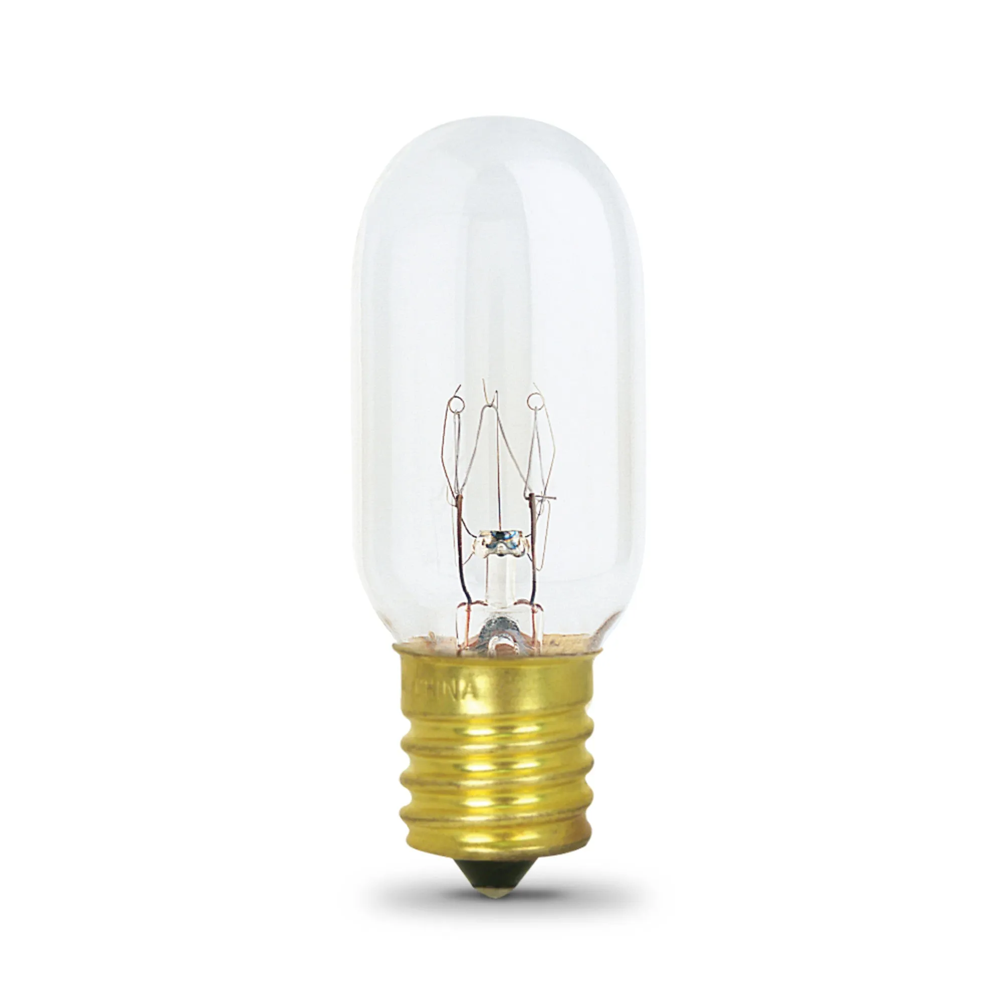 25W Soft White E17 Base T8 Dimmable Incandescent Light Bulb