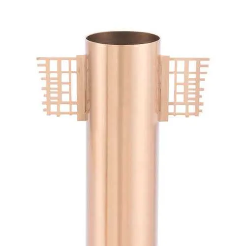 5.9" x 5.3" x 16.7" Gold, Stainless Steel, Iron & Marble, Vase