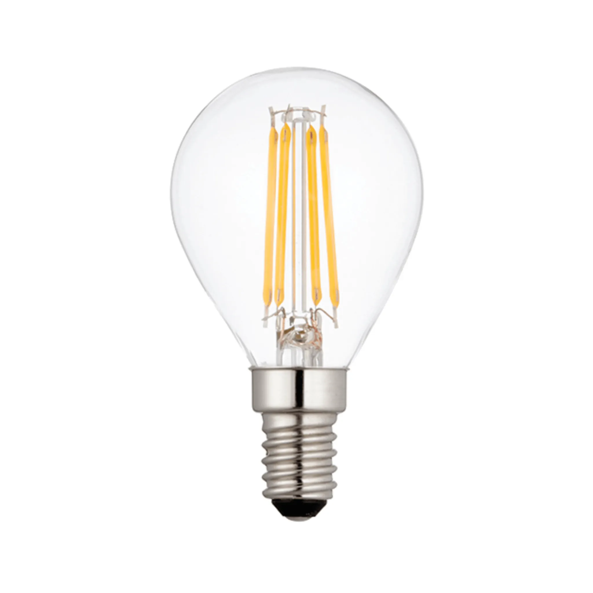6 x E14 LED Filament Bulbs Dimmable 4W (40W Equivalent)