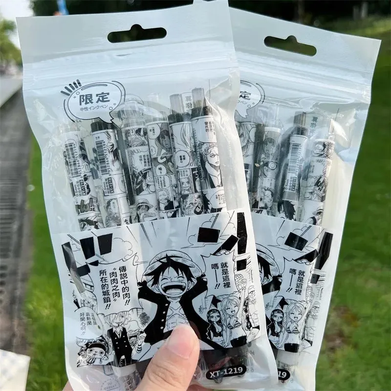6Pcs One Piece Pens 0.5mm | Otakumise