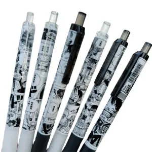 6Pcs One Piece Pens 0.5mm | Otakumise