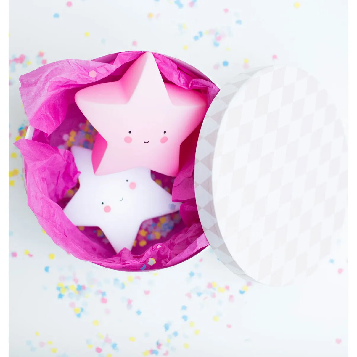 A Little Lovely Company Mini Star Light White