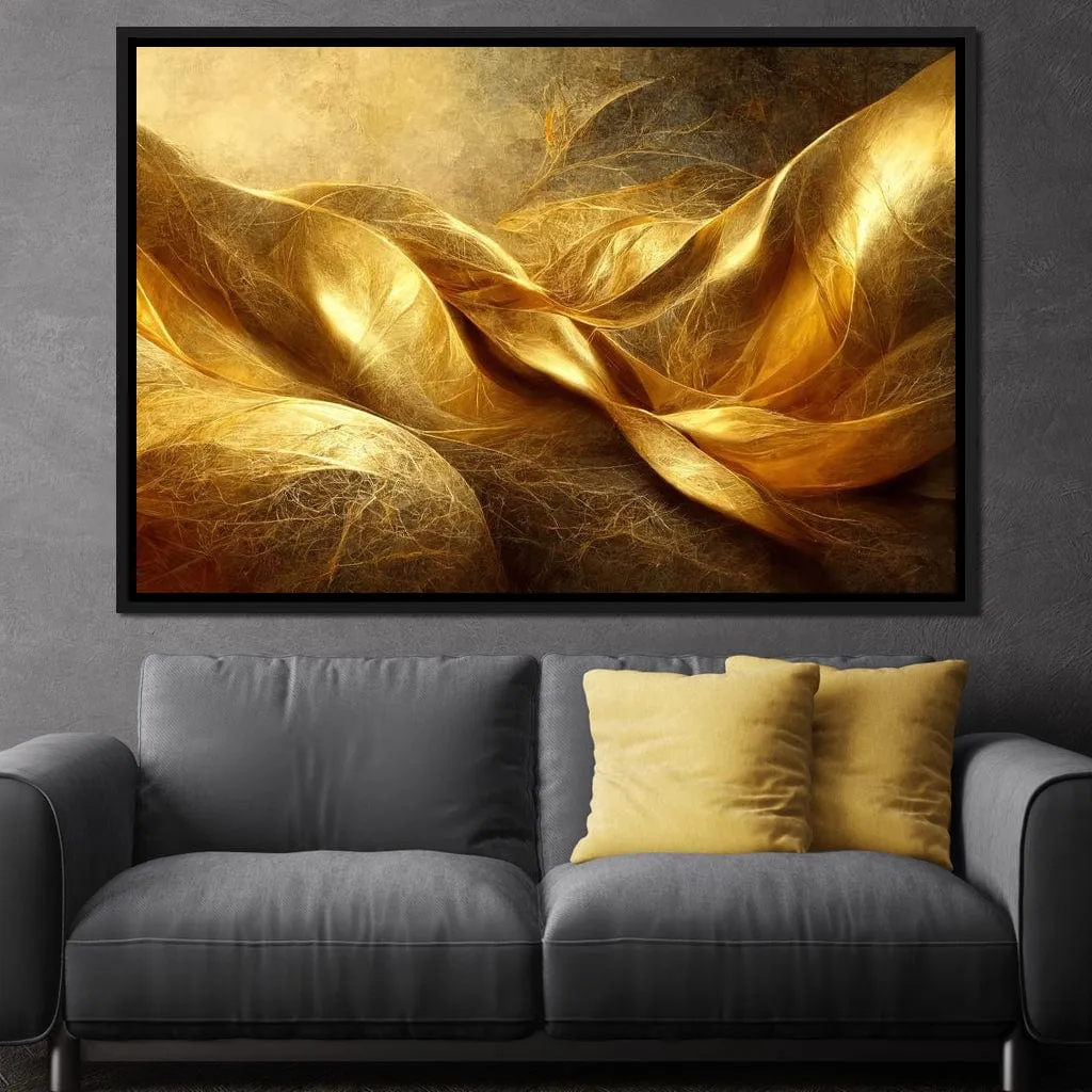 Abstract Golden Swirl