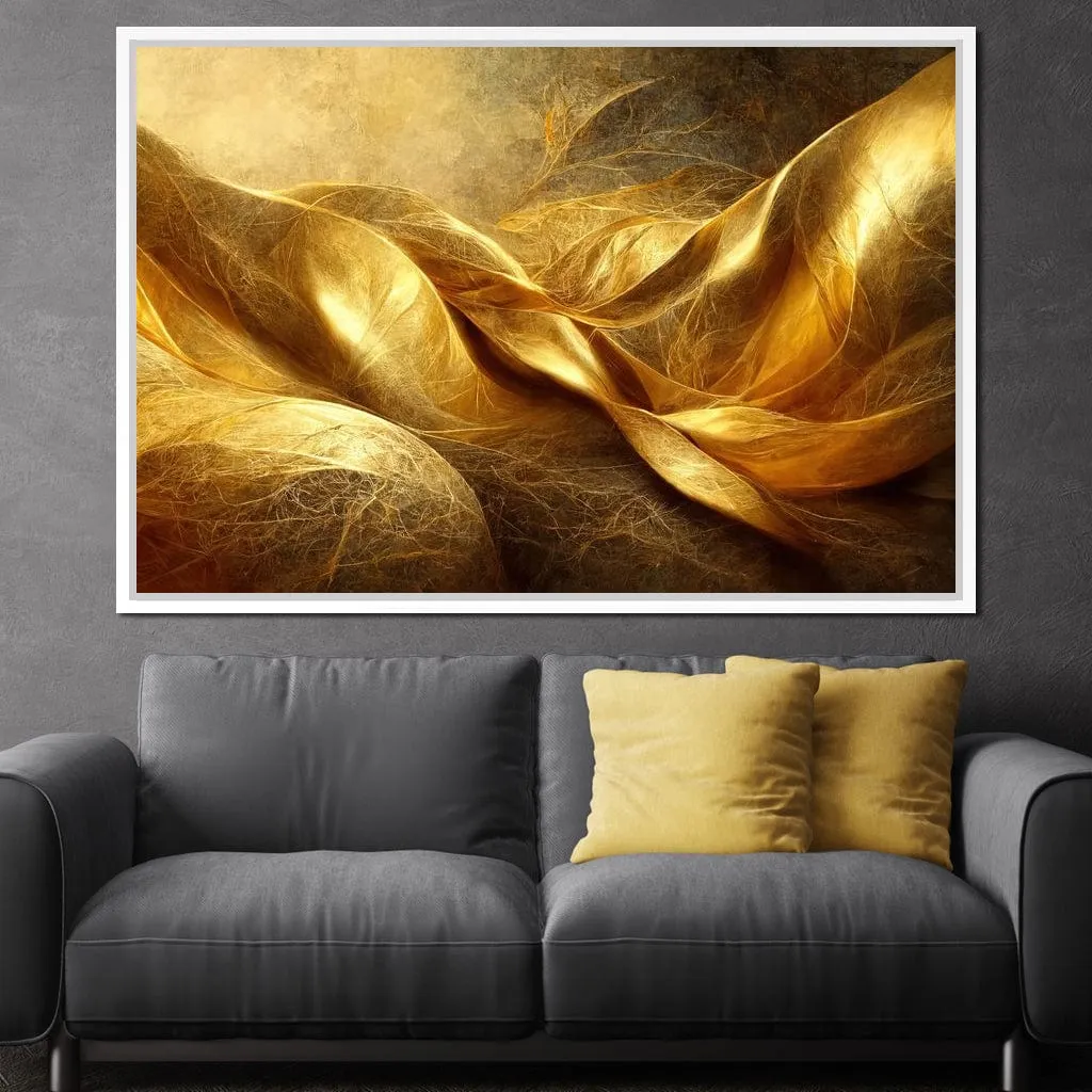 Abstract Golden Swirl