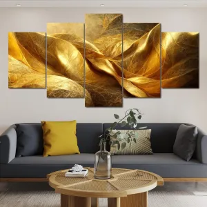 Abstract Golden Swirl