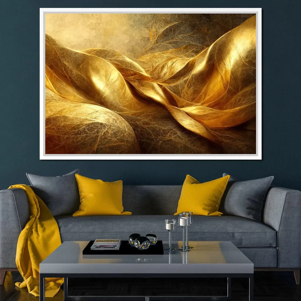 Abstract Golden Swirl