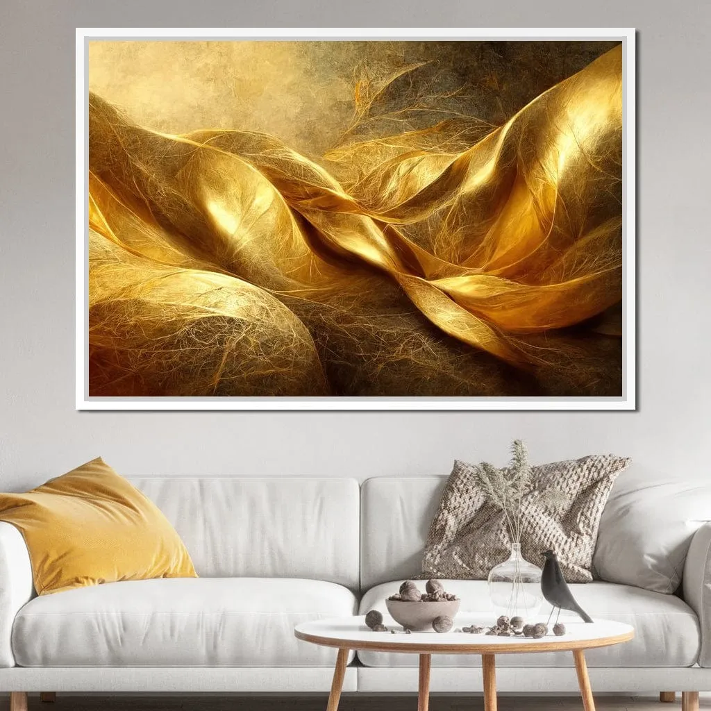 Abstract Golden Swirl