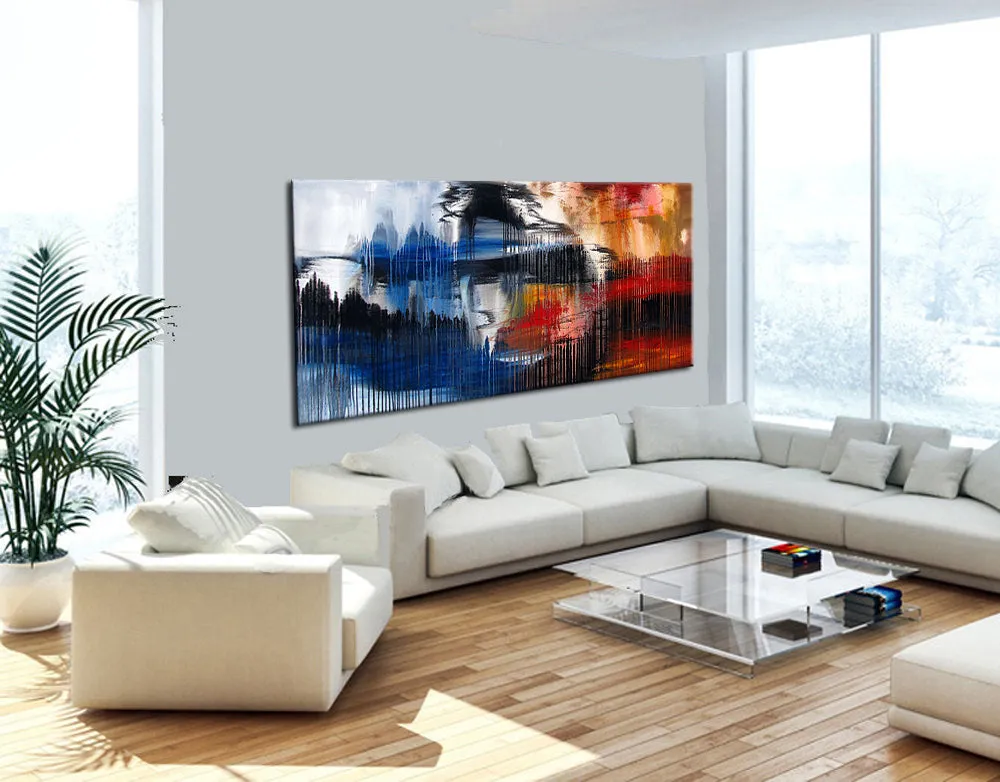 Abstract Modern Art Oil Painting on Canvas Amazing Melting Rock Painting - Melting Rock 23