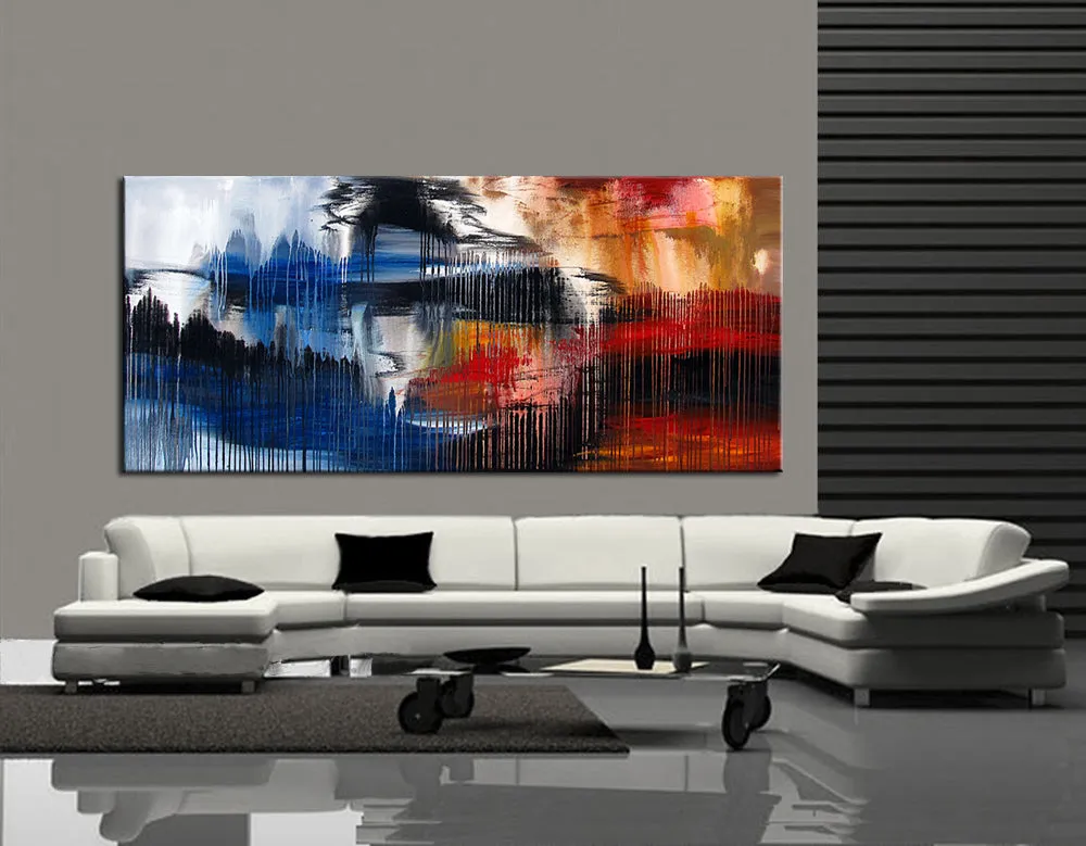 Abstract Modern Art Oil Painting on Canvas Amazing Melting Rock Painting - Melting Rock 23
