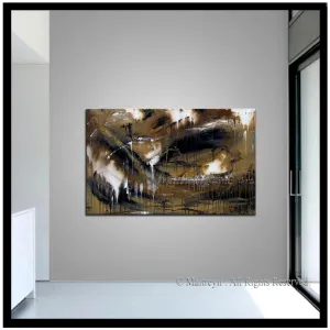 Abstract Modern Art Oil Painting on Canvas Modern Wall Art Amazing Melting Rock Painting