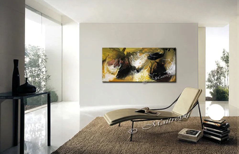 Abstract Original Painting For Sale - The Black Holes