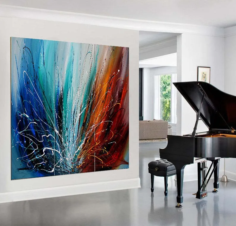 Abstract Paintings for Sale Online | Online Art Gallery‎ - LargeModern Art