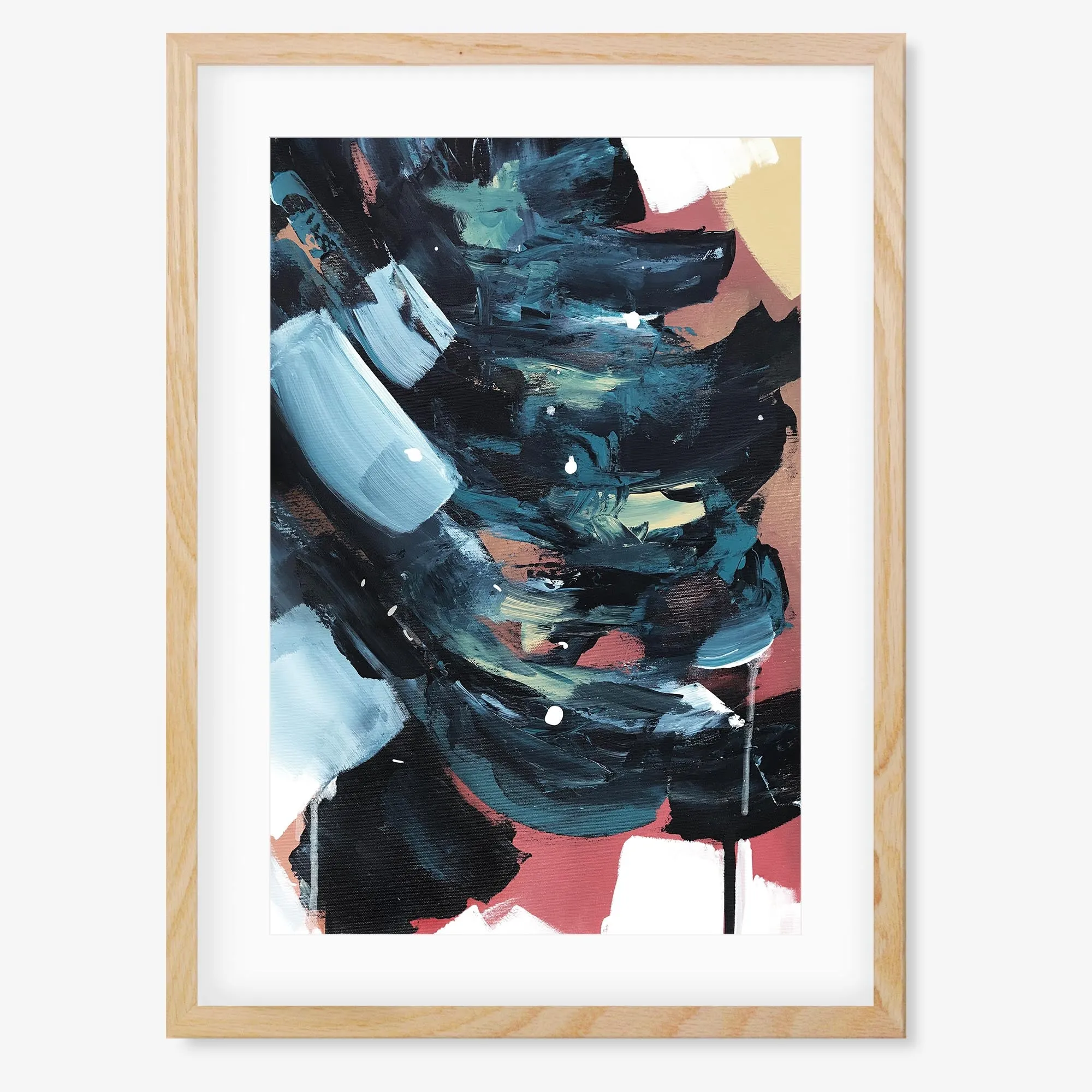 Abstract Valley II Framed Print