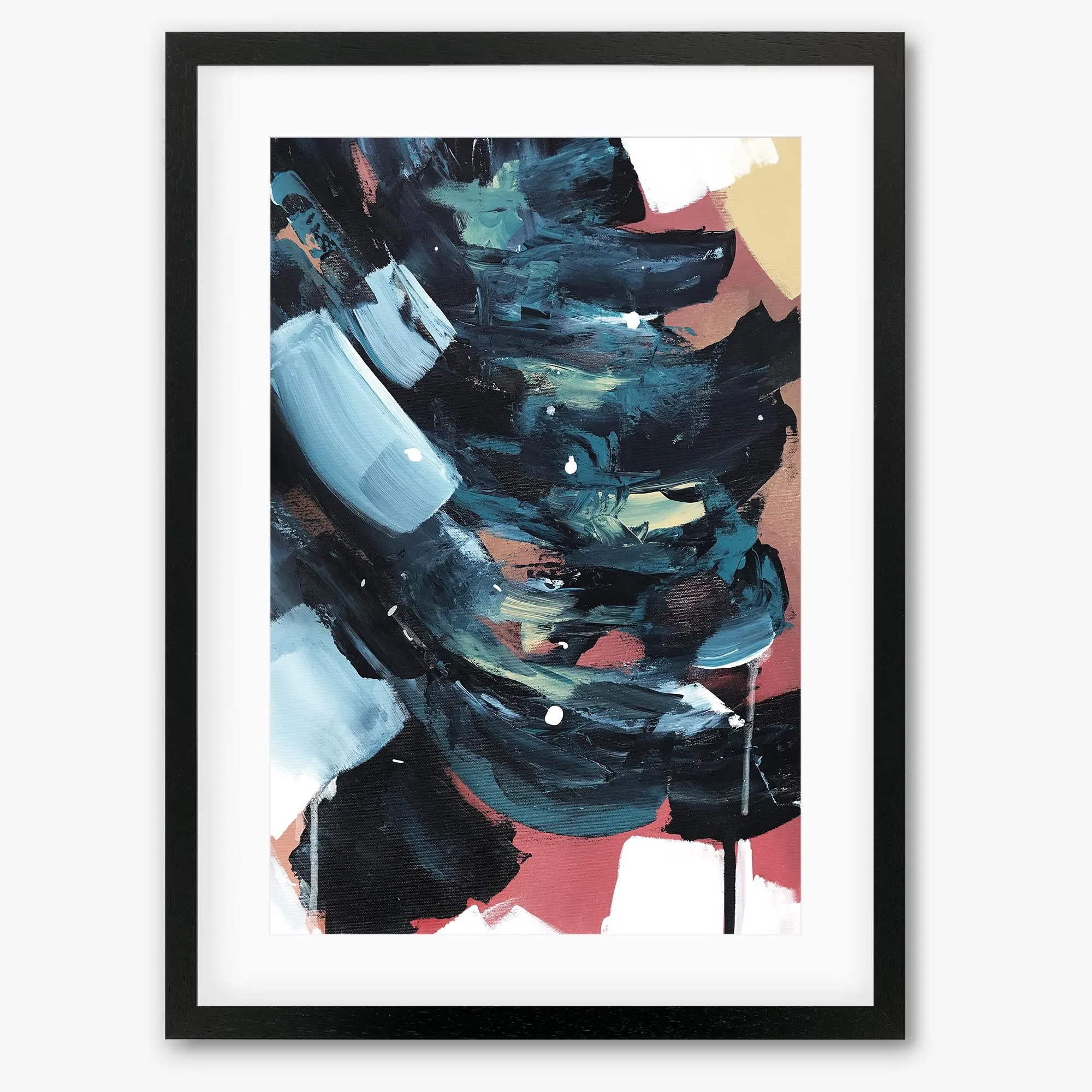 Abstract Valley II Framed Print