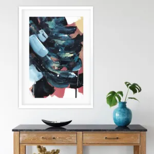 Abstract Valley II Framed Print