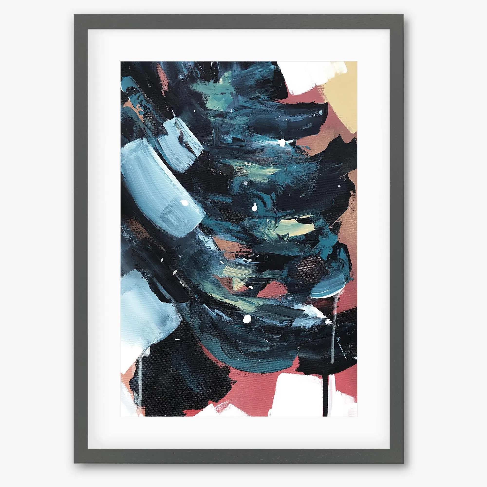 Abstract Valley II Framed Print