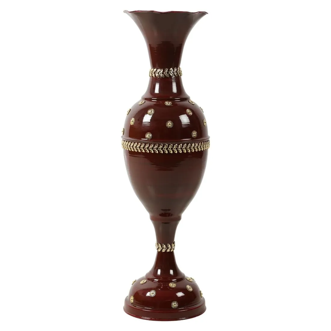 AdiCollar Flower Vase Big Size for Living Room Corner - 24 Inches Long - Cherry Star - Pack of 1
