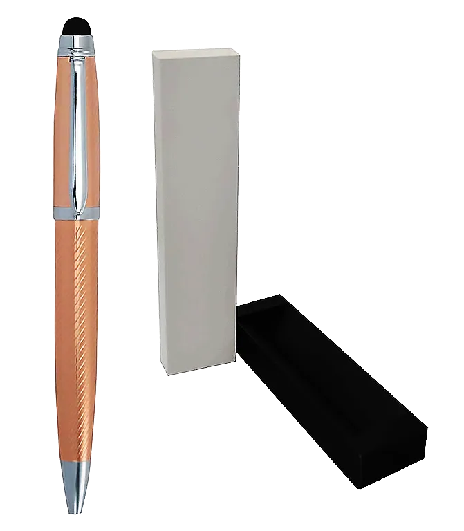 AMS- MP 859 - Tiup Metal Ball Pen with Stylus