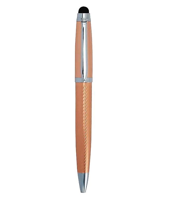 AMS- MP 859 - Tiup Metal Ball Pen with Stylus