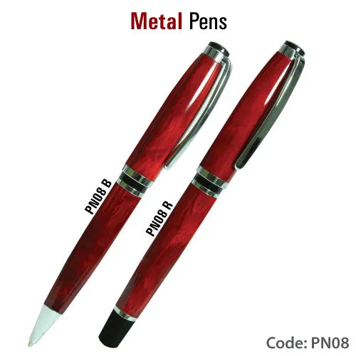 AMS-PN-08 - Metal Pen Maroon Color