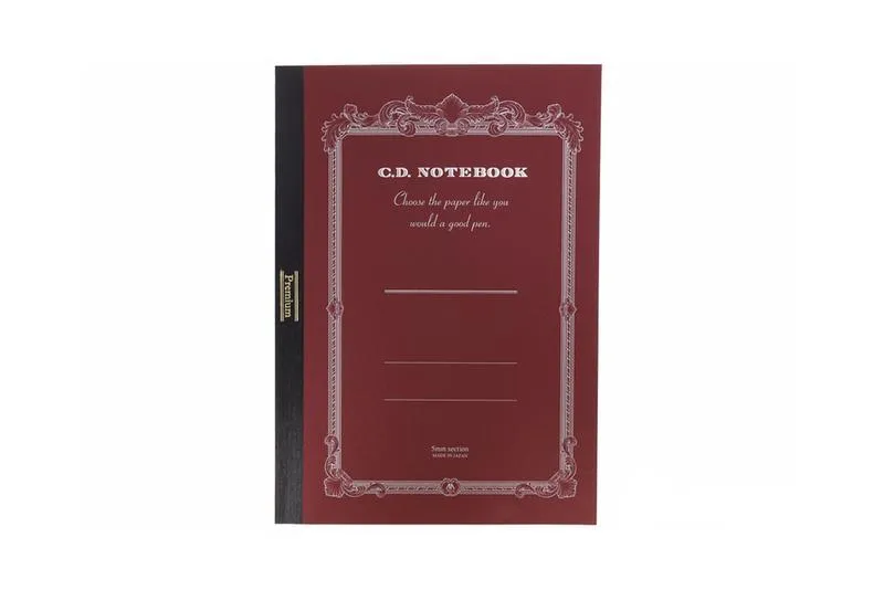 Apica Premium C.D. Notebook - A5 - Grid - 192 Pages