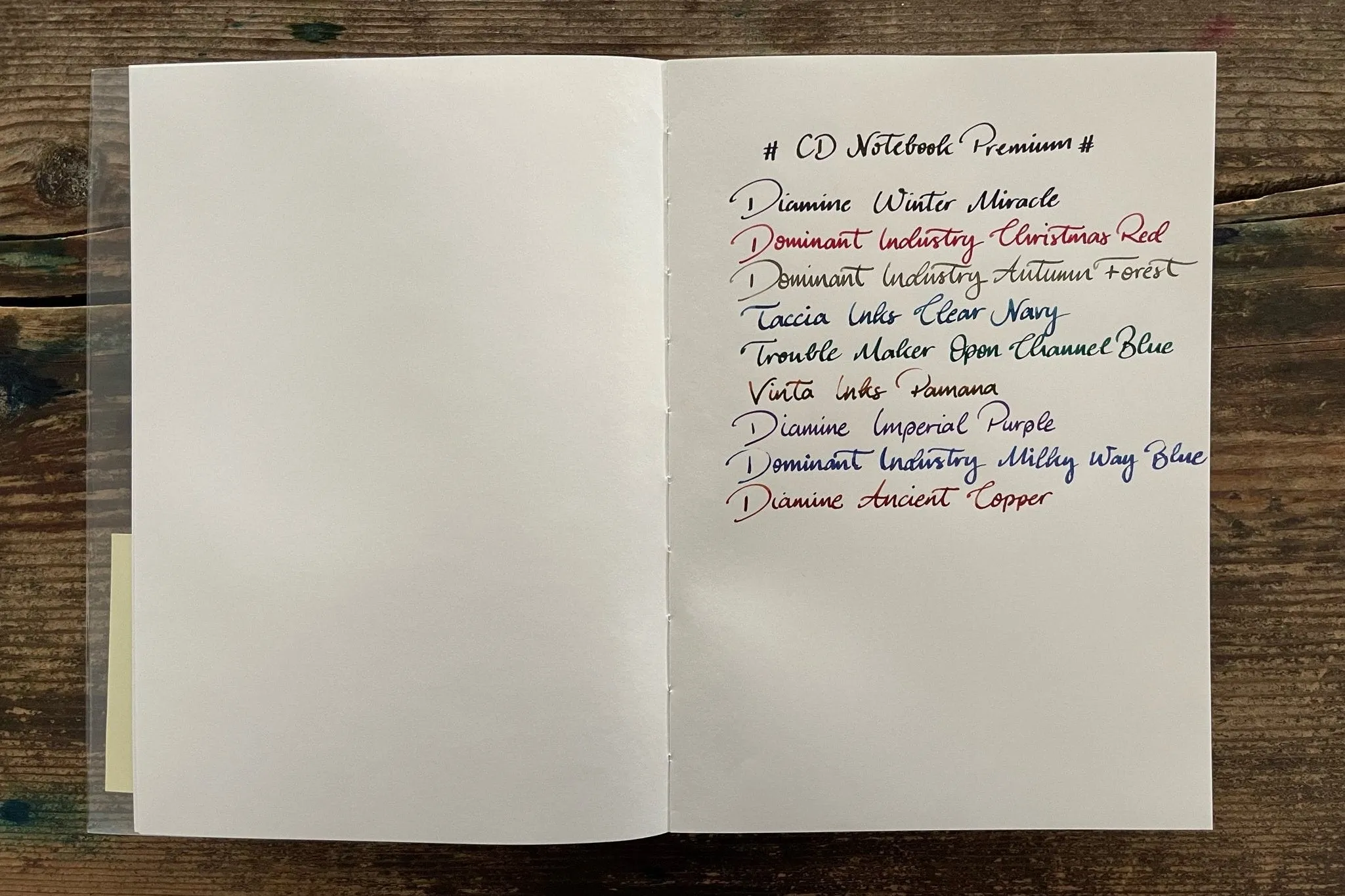Apica Premium C.D. Notebook - B5 - Plain - 192 Pages