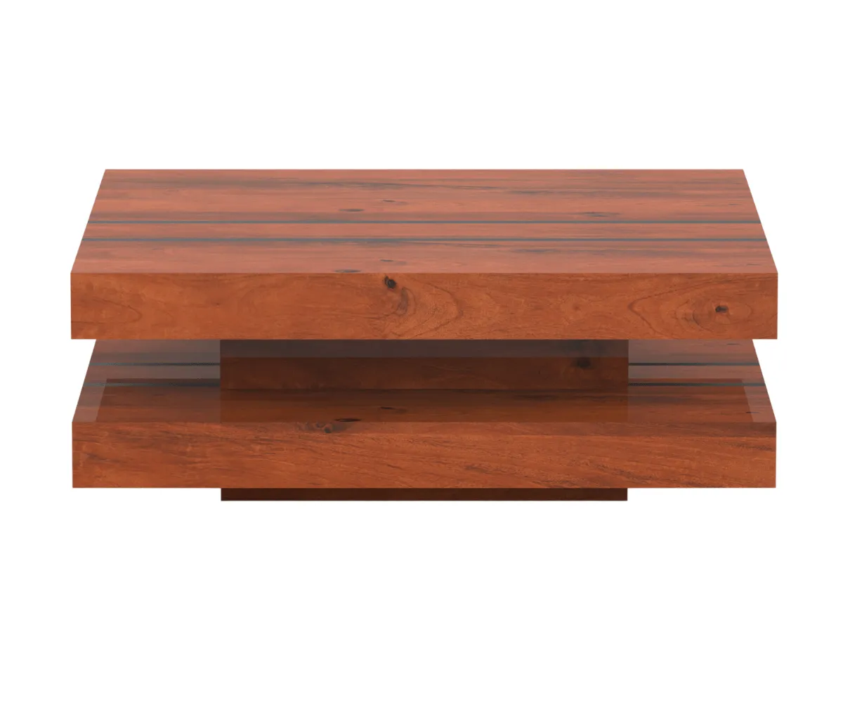 Arbora Luxury Solid Wood Square Coffee Table