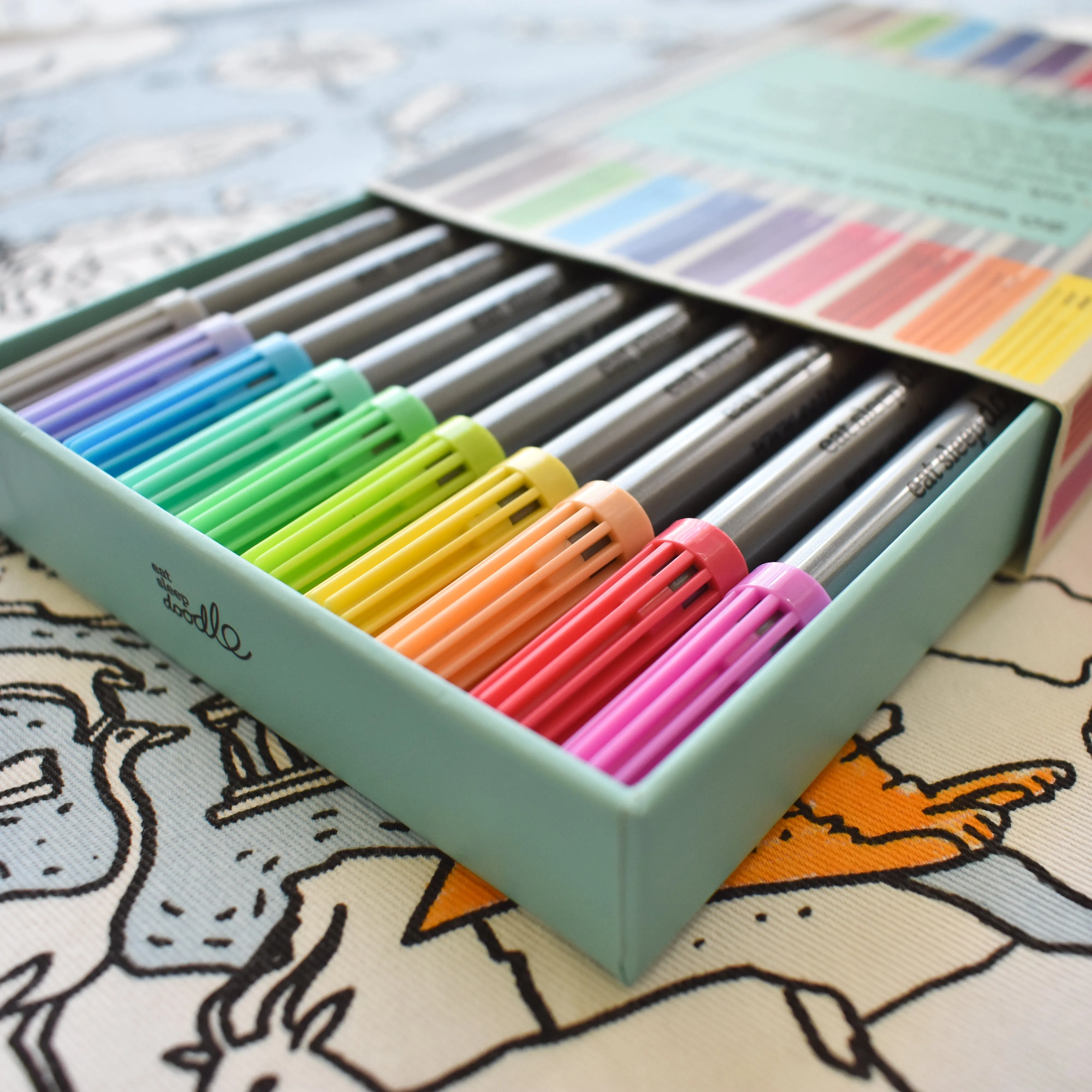 artist set of 20 wash-out markers
