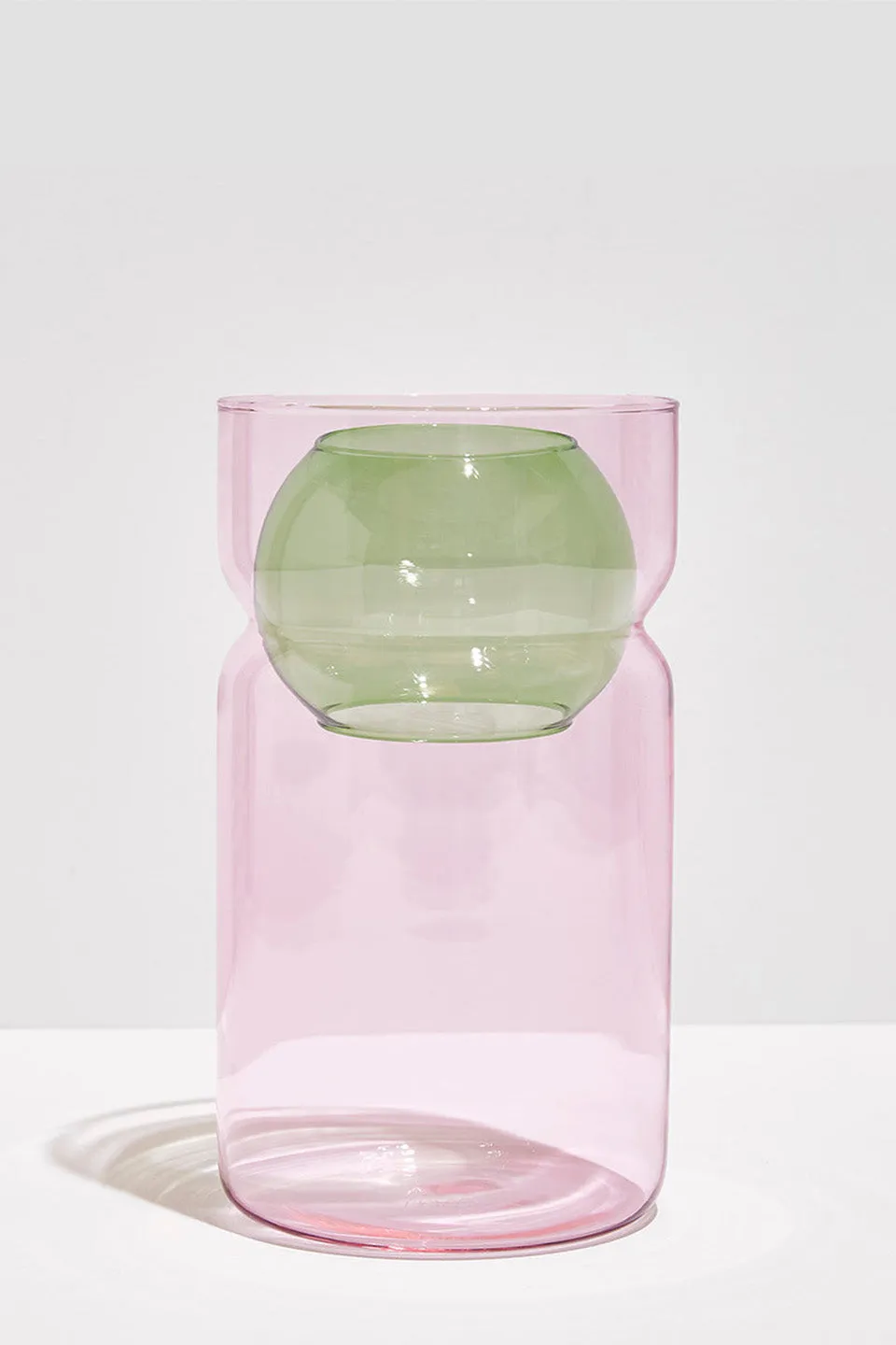 Balance Pink Green 22cm  Vase