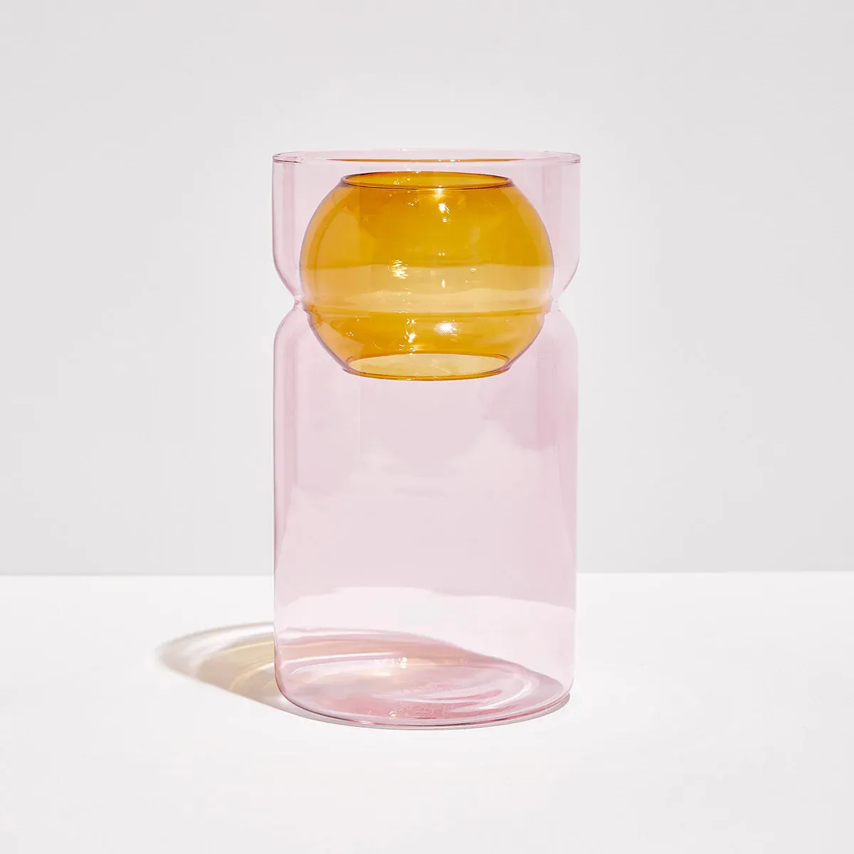 Balance Vase- Pink   Amber