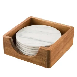 Belleek Living Marbled Coaster set of 6