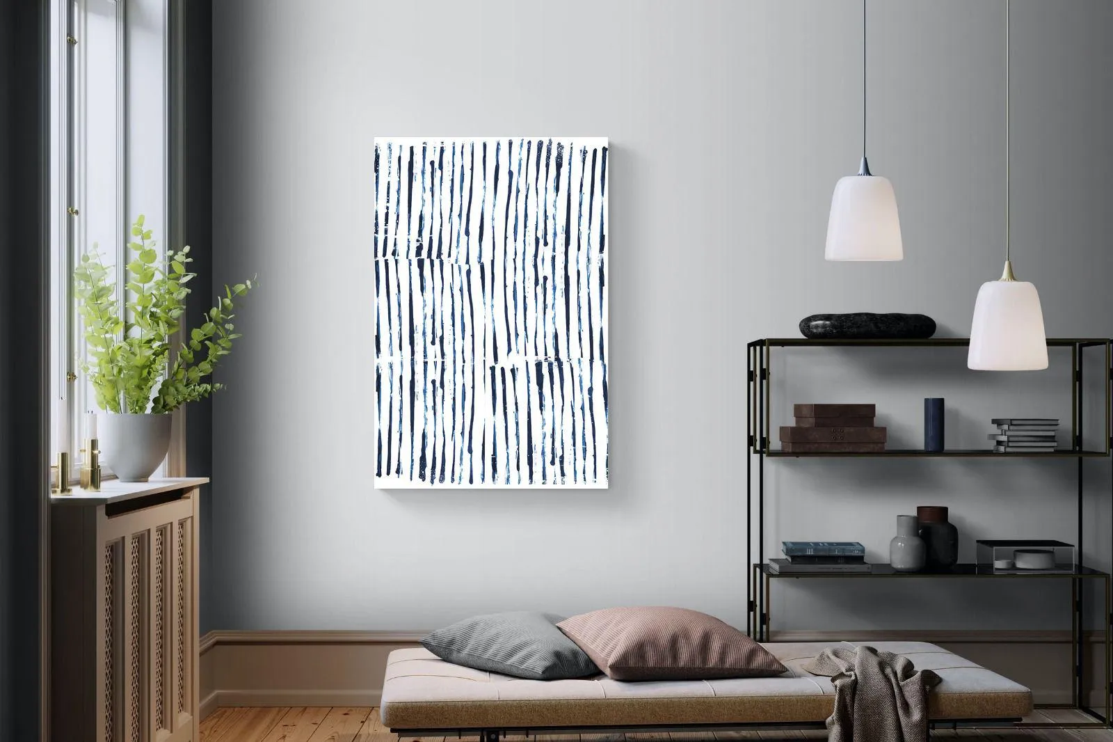 Blue White & Minimal