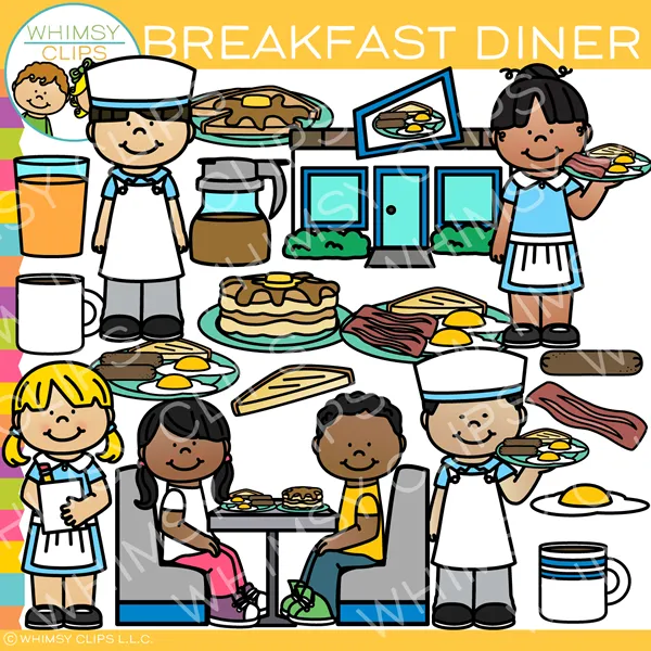 Breakfast Diner Clip Art