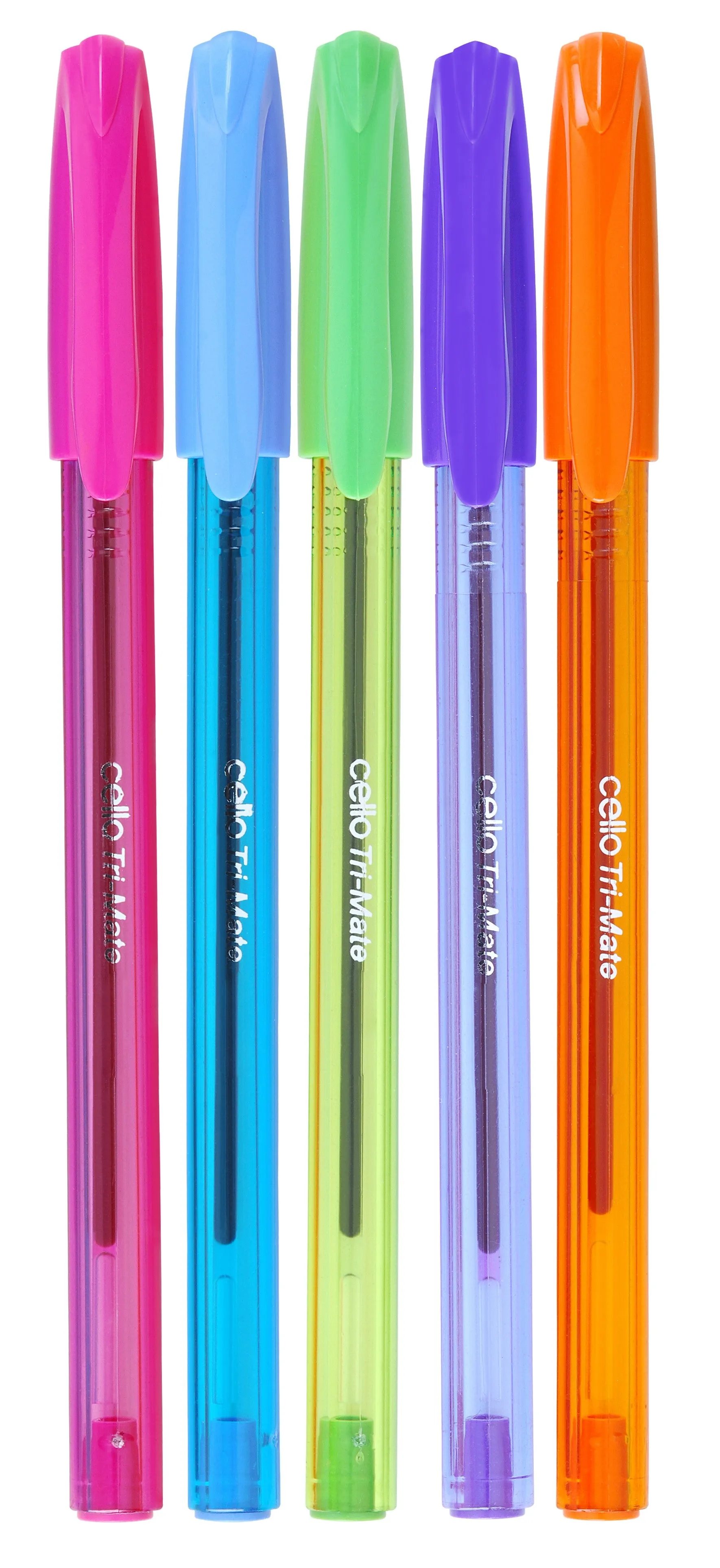 Cello Tri-Mate Fashion Pens, Assorted (60 pens per unit) #153246 (A-3)