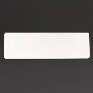 Churchill Alchemy Buffet Melamine Trays White GN 2/4 (Pack of 4)