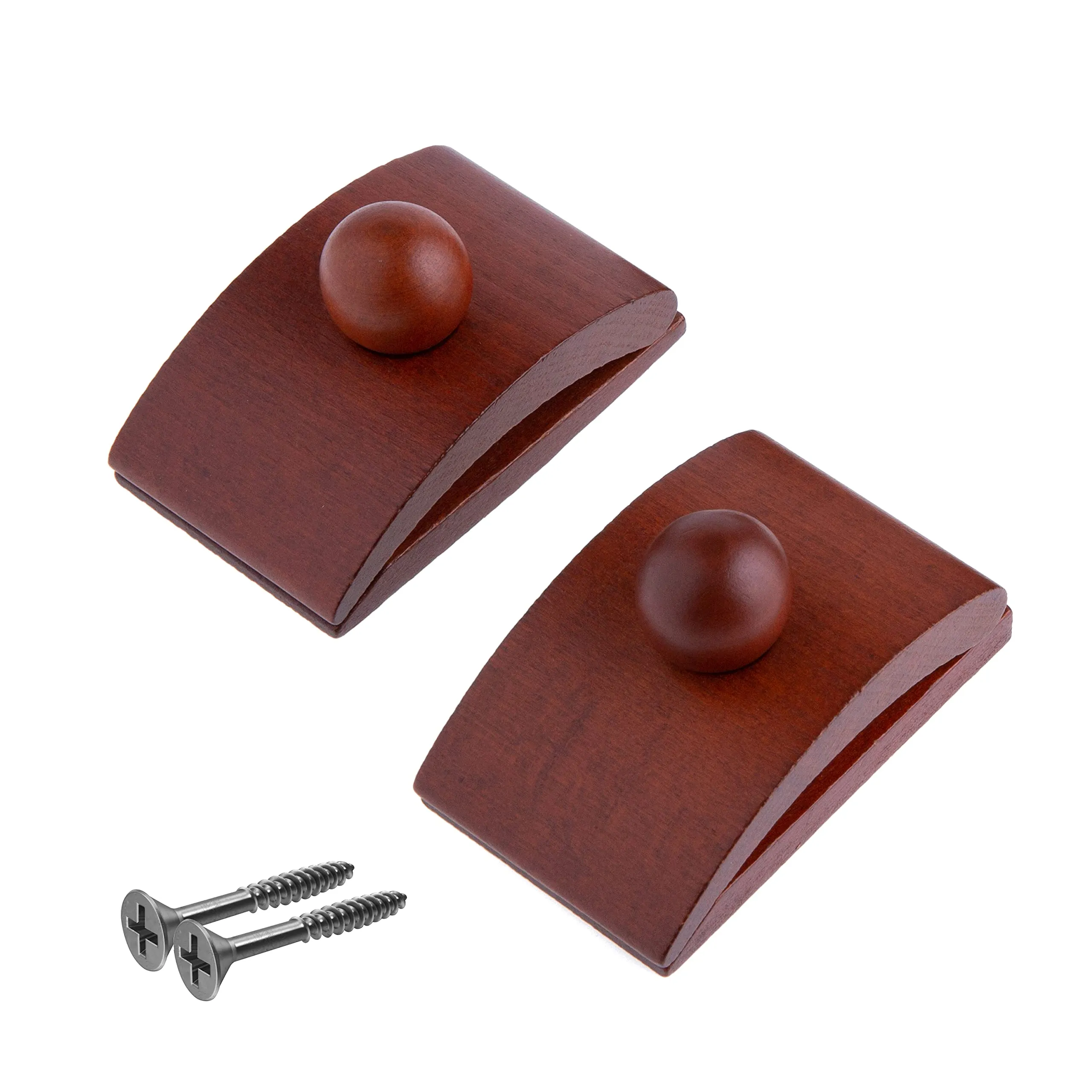 Classy Clamps Wooden Quilt Wall Hangers 2 Large Clips (Dark) And Screws For Wall