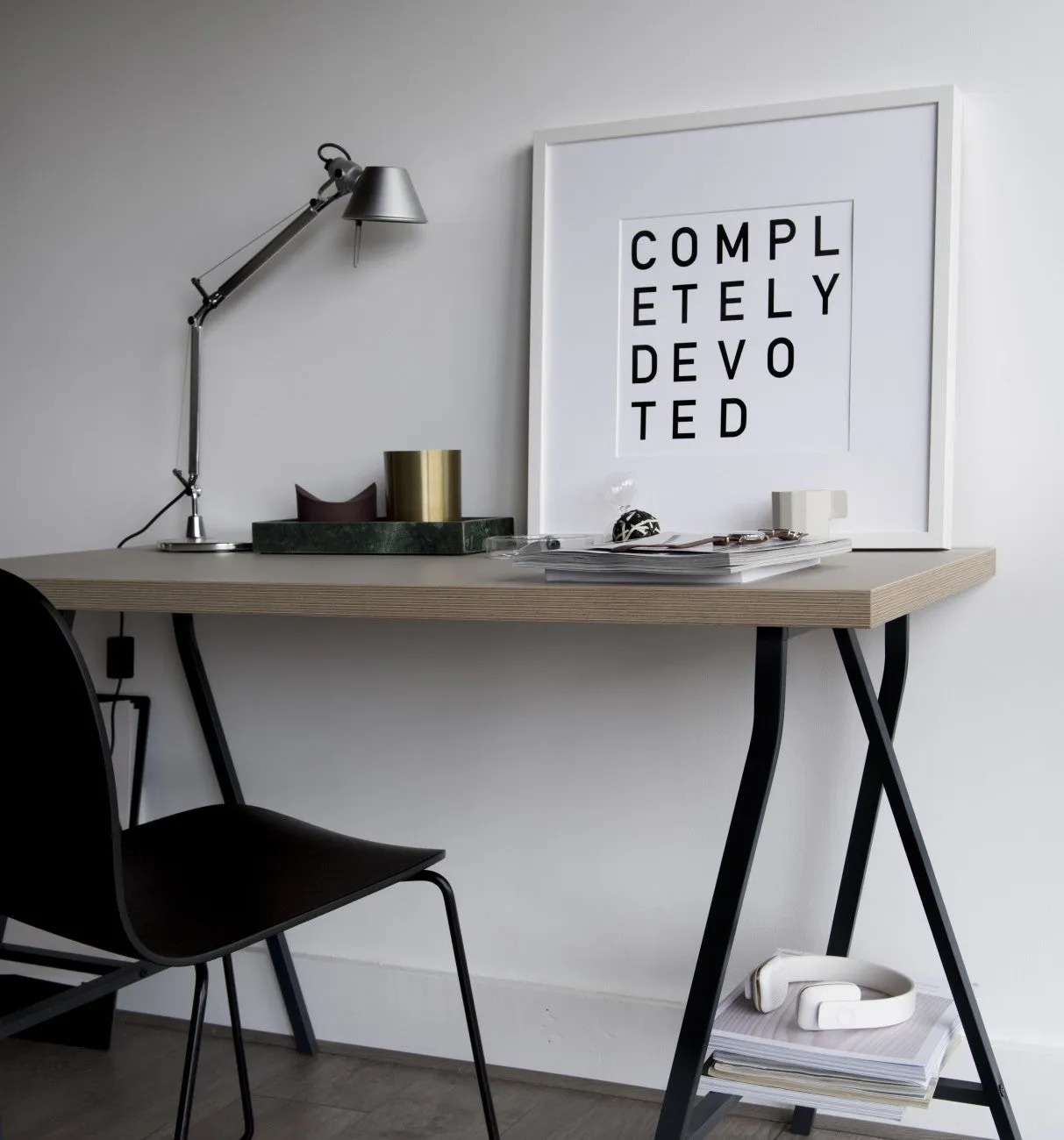 Completely Devoted print 30x30cm Unframed by SOOuK