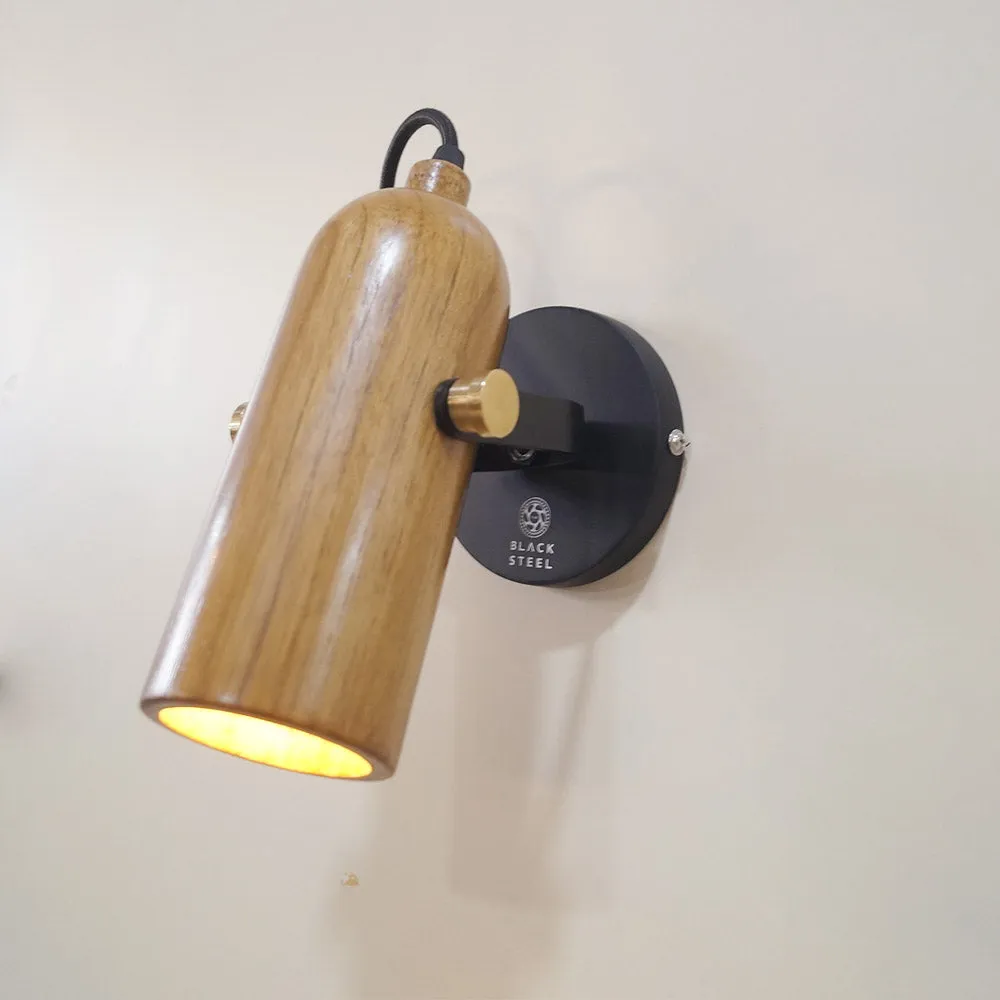 Cws142 Wooden Bedside Lamp