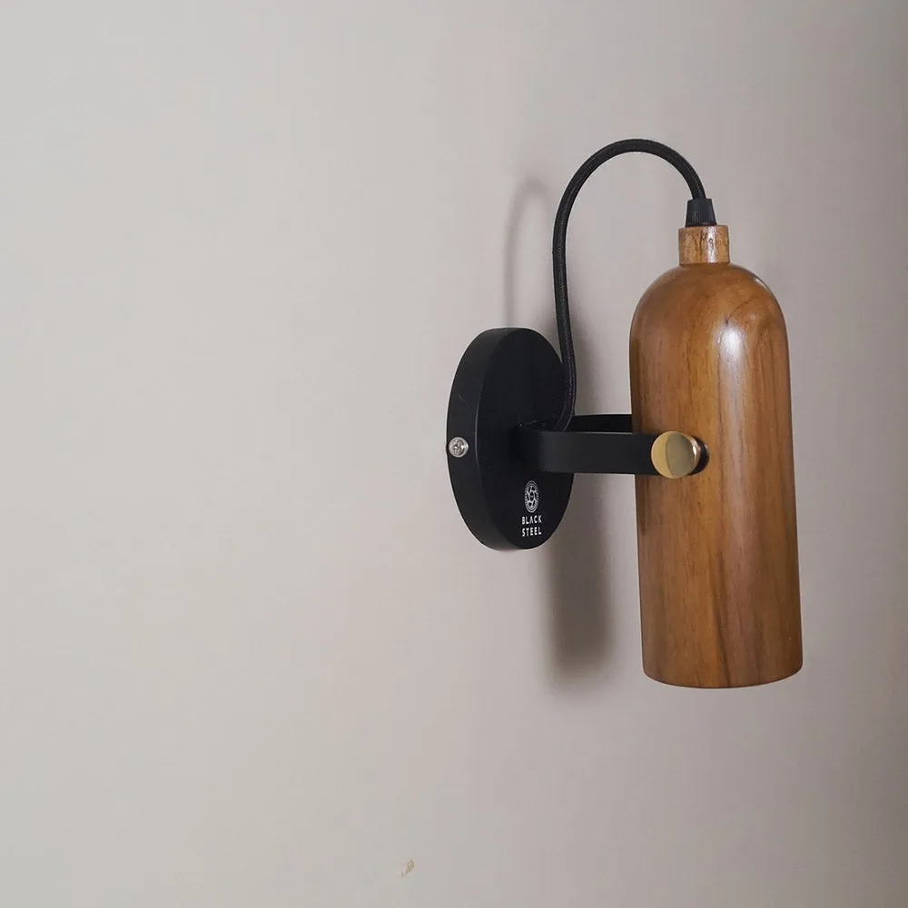 Cws142 Wooden Bedside Lamp