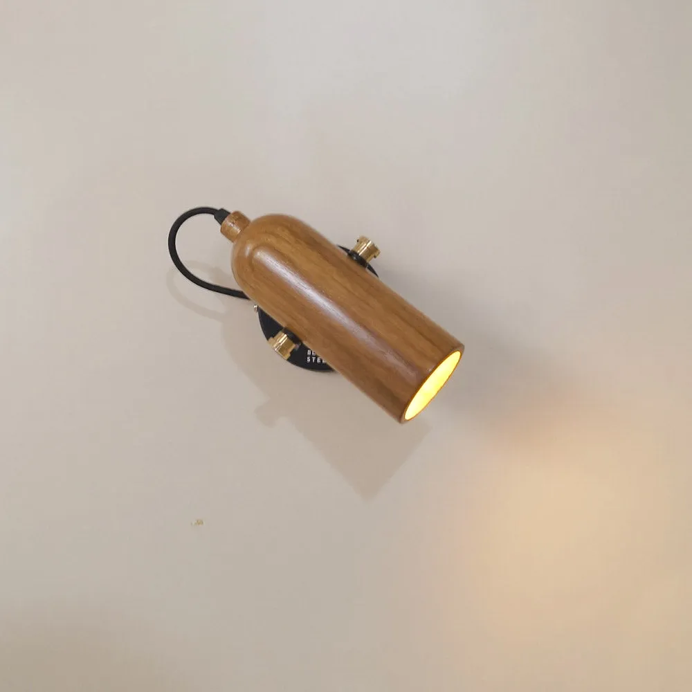 Cws142 Wooden Bedside Lamp