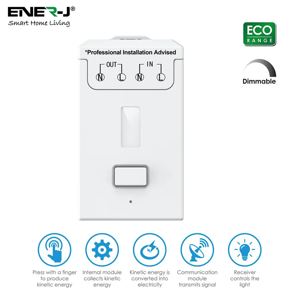 Dimmable   RF 1A Receiver compatible with Eco Switches