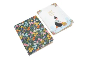 'Enjoy The Little Things' Flower Market Set of 2 Notebooks By CGB