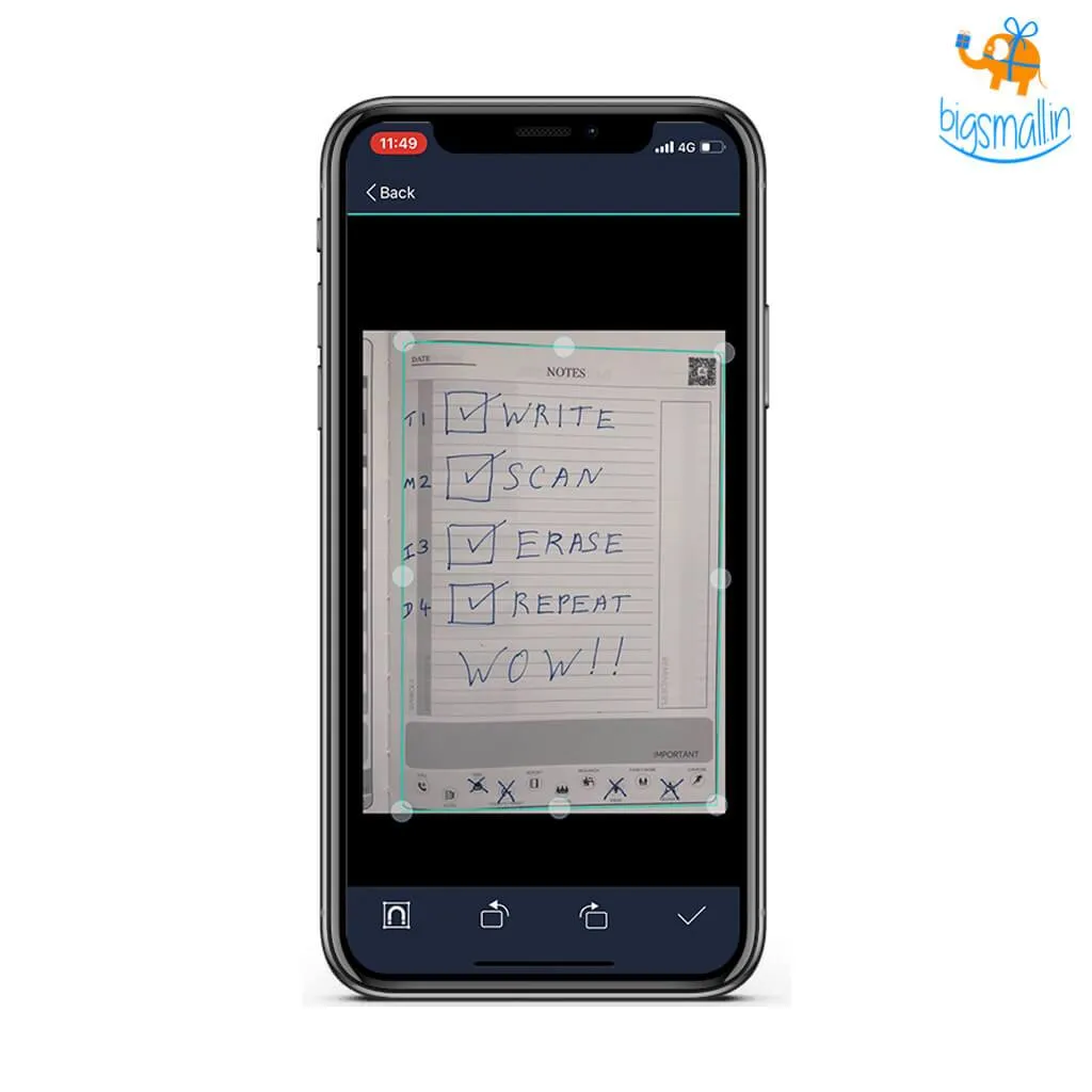 Erasable   Reusable Dexter Smart Notebook