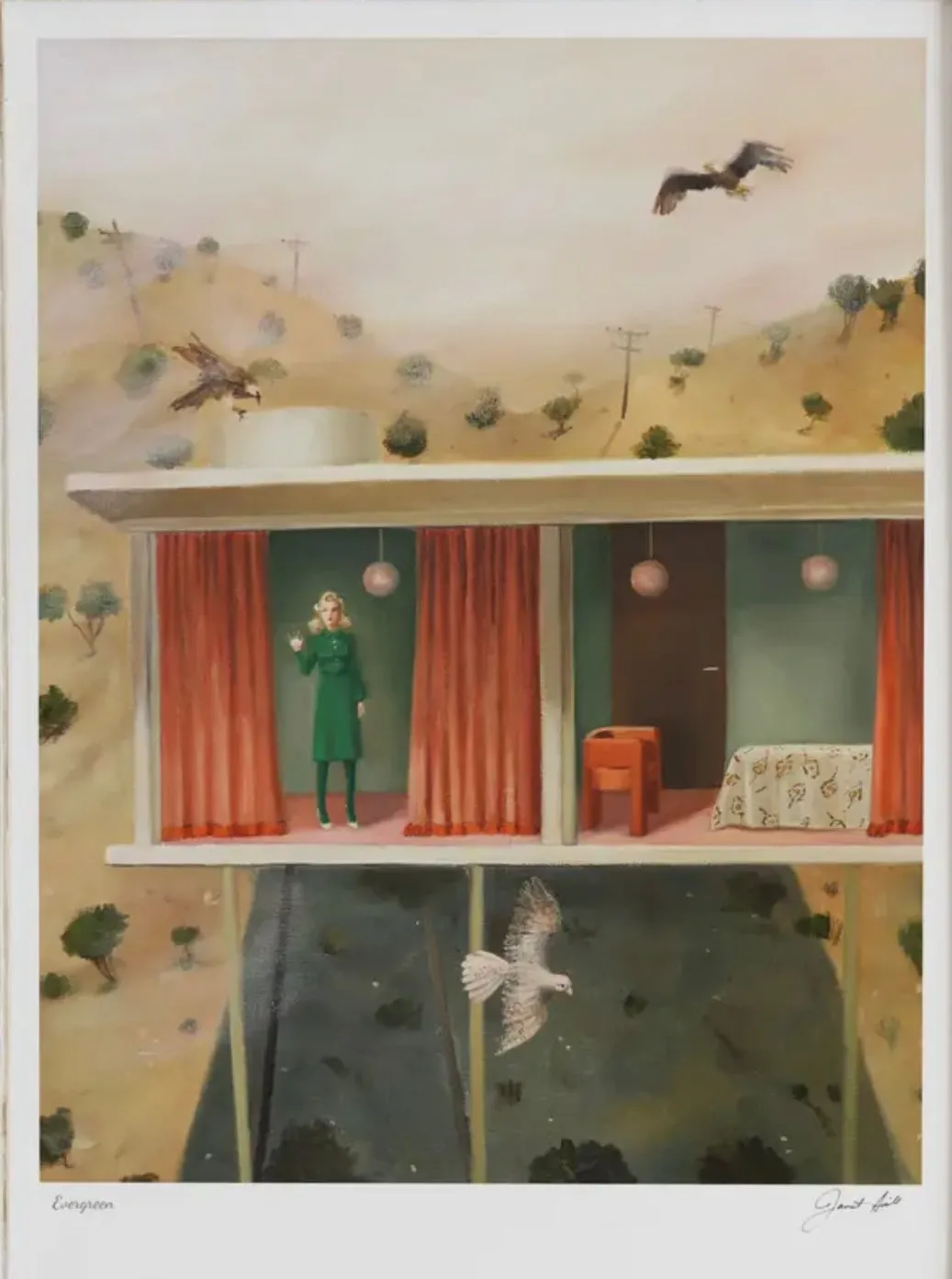 Evergreen - Janet Hill Art Print
