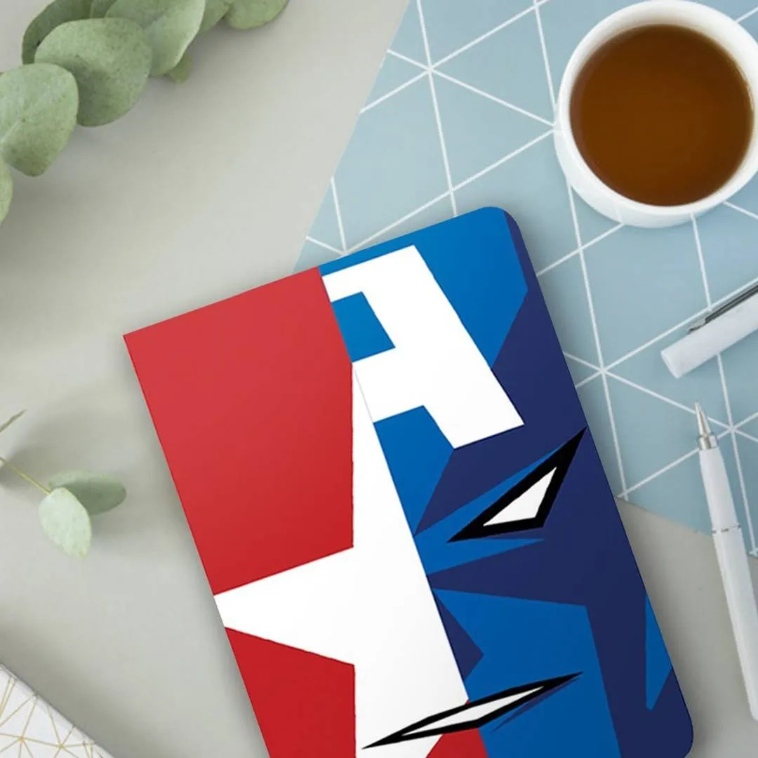 Face Focus Captain America Notebook