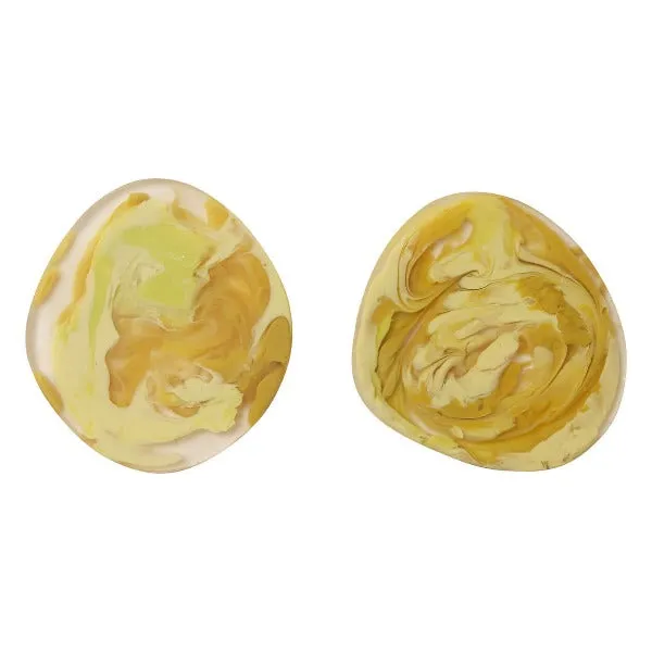 Fenella Coaster Pair in Yuzu