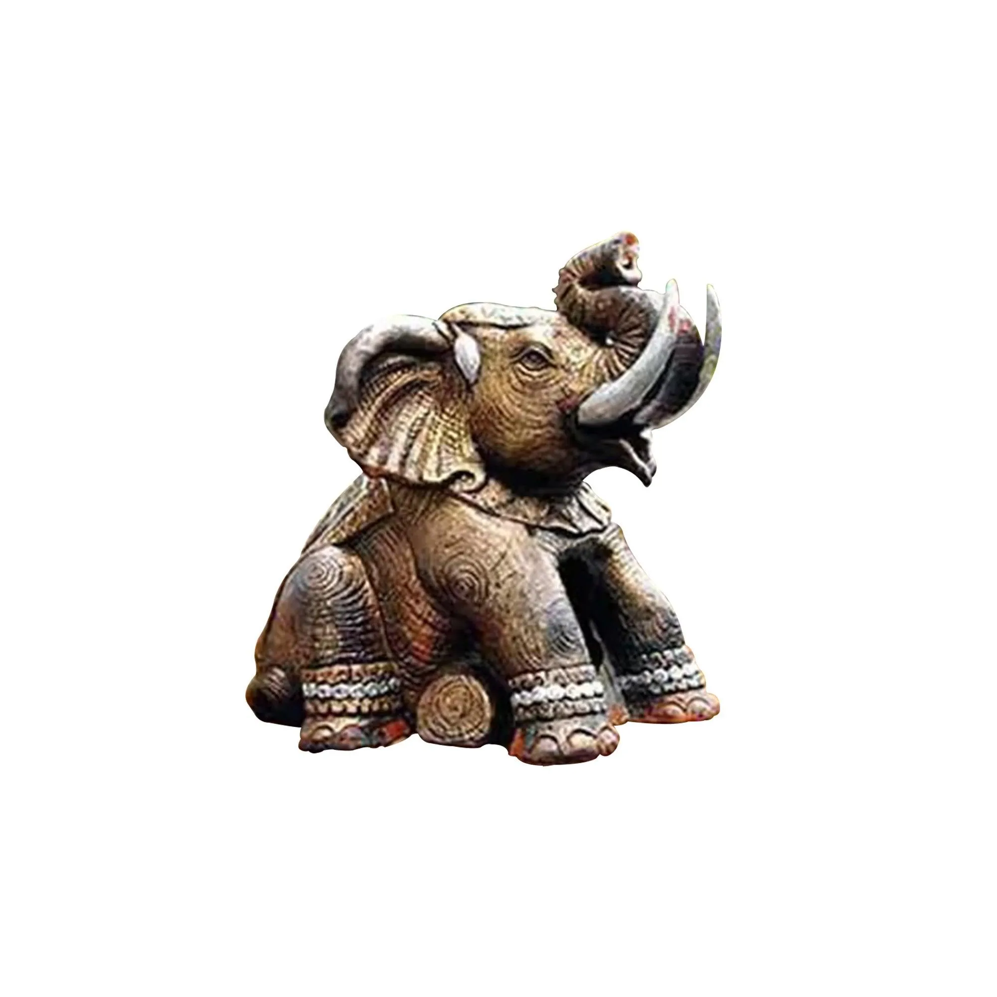 FINEST Yard Ornaments Little Elephant Fountain Bronze Statue Art FB-031