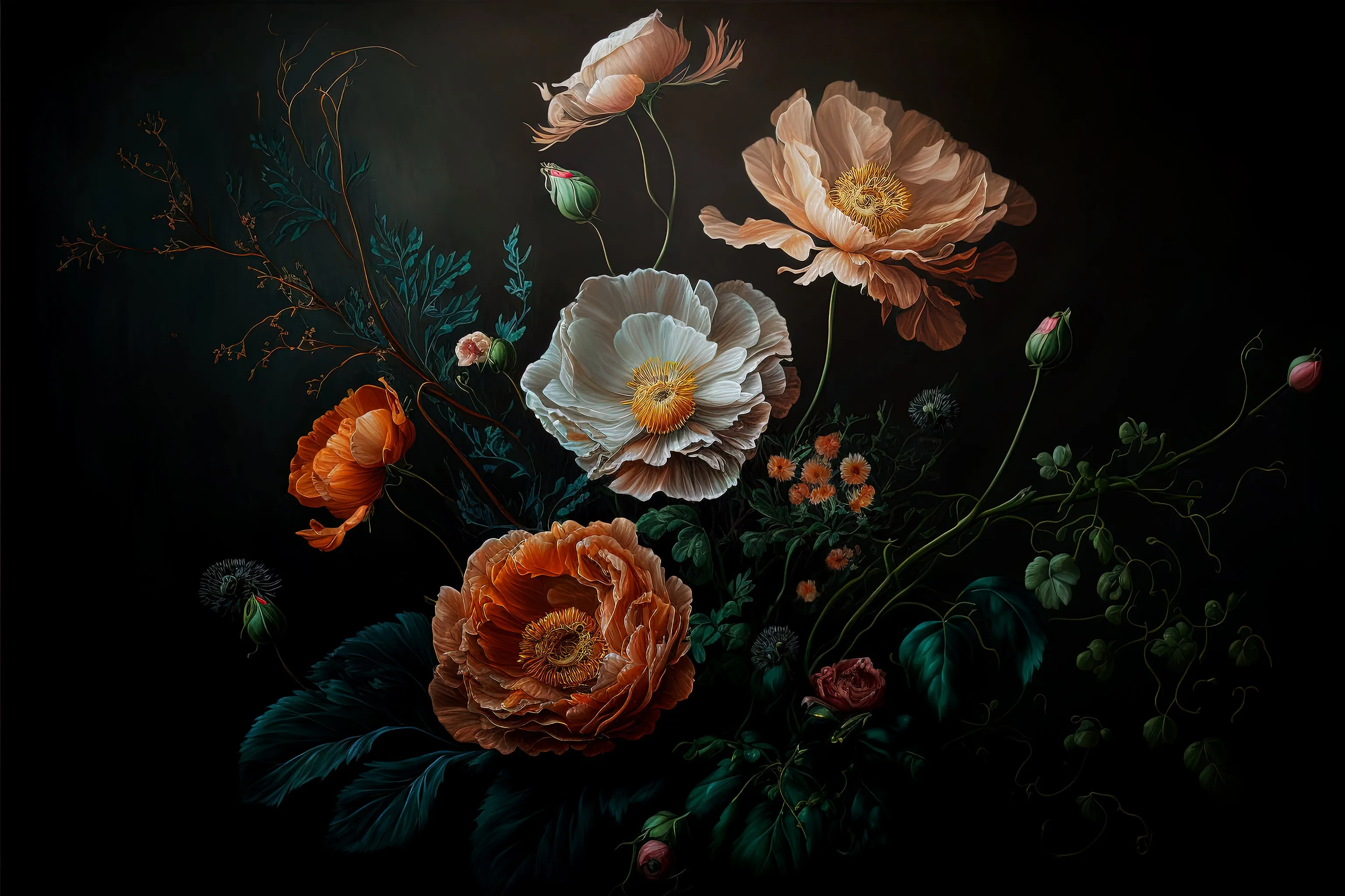 French Roses Custom Art
